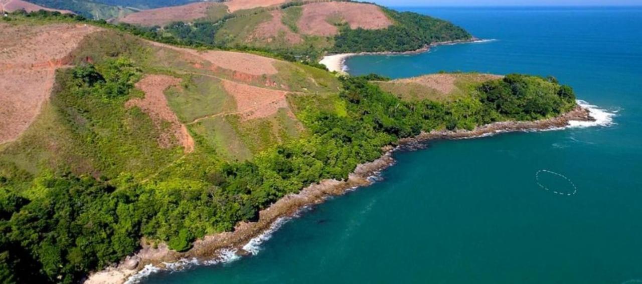 Flat Em Maresias - Em Frente A Praia Bagian luar foto